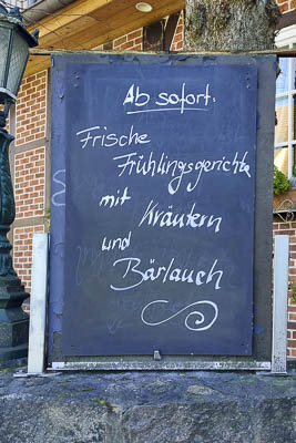 Tafel Frühlingsgerichte