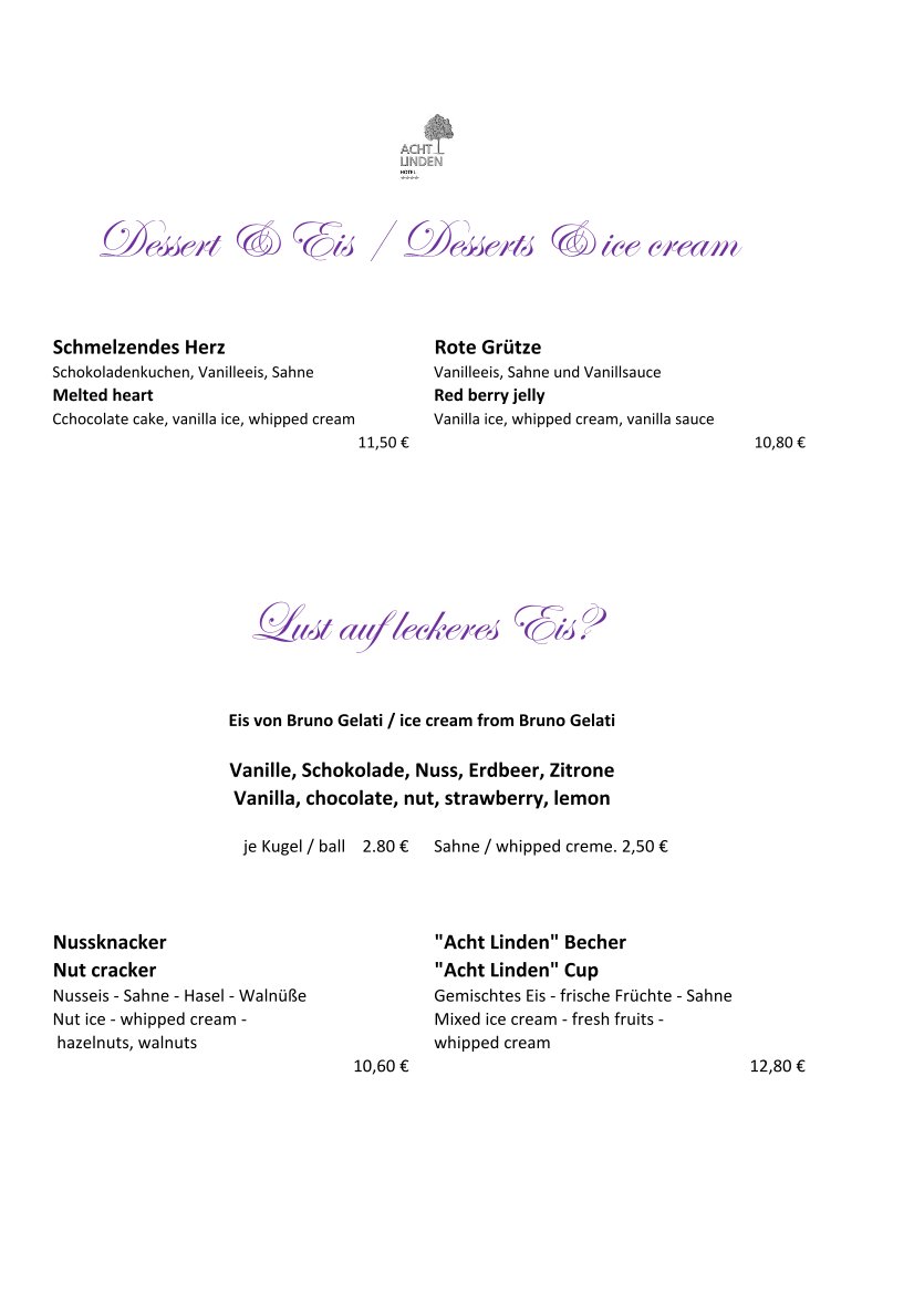 Speisekarte Seite 4